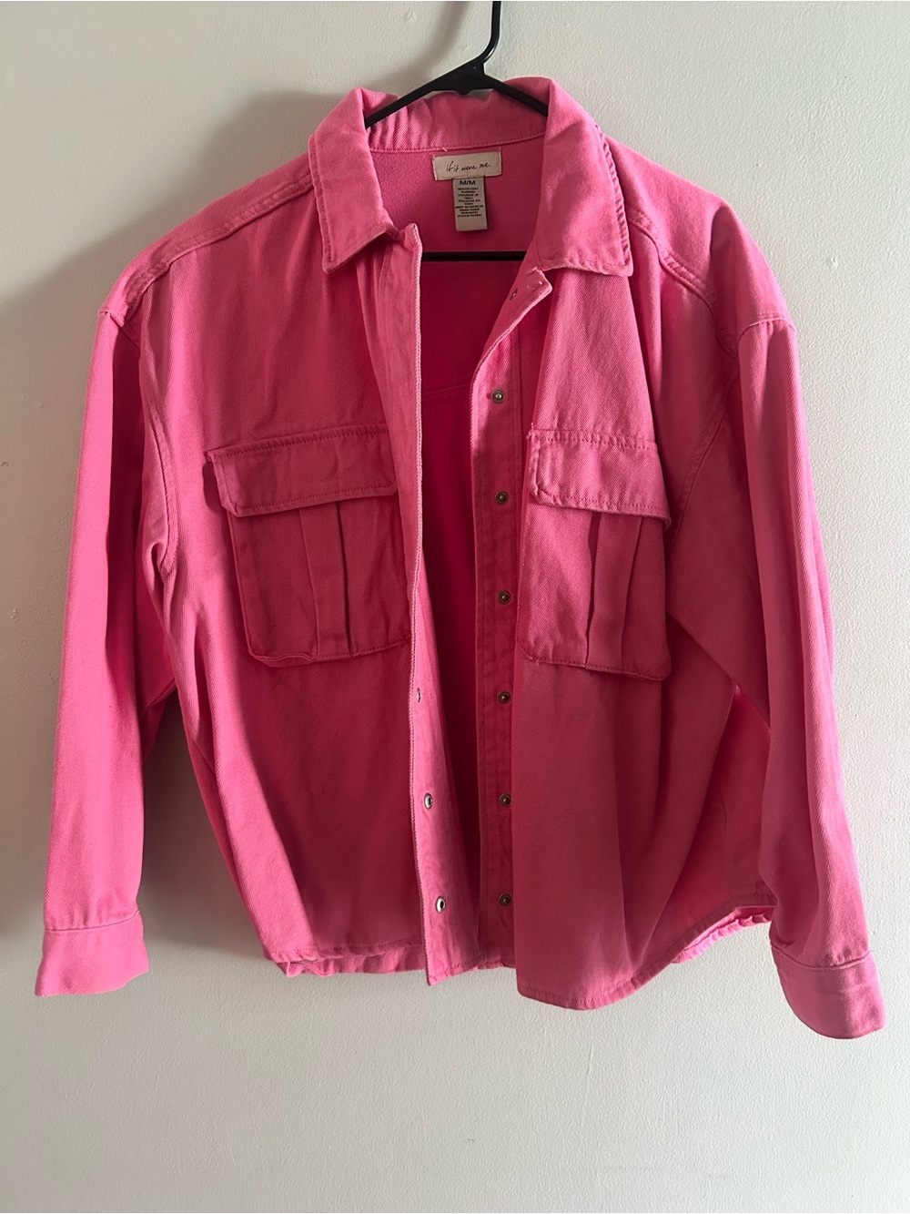 if it were me Pink Cotton Jacket